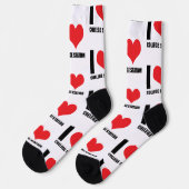 I LIEBE UNI SOCKEN (Linkes Detail)