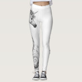 I Liebe Unicorn Leggings (Vorderseite)