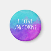 I Liebe Unicorns Magnet (Vorne)