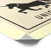 I Liebe Unicorns Poster (Ecke)