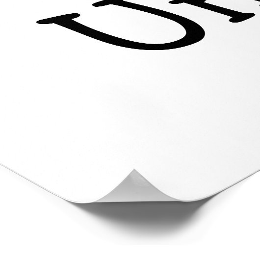 I Liebe Unicorns Poster (Ecke)