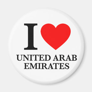 I Liebe United Arab Emirates Magnet