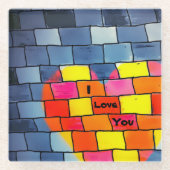 I Liebe Untersetzer (Vorderseite)