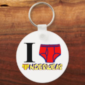 I Liebe Unterwäsche Schlüsselanhänger (Vorderseite)