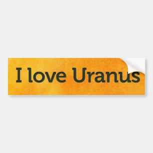 I Liebe Uranus Autoaufkleber