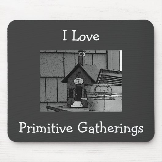 I Liebe, ursprüngliche Ansammlungen Mousepad (Vorne)