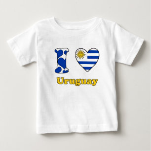 I Liebe Uruguay Baby T-shirt