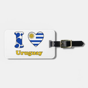 I Liebe Uruguay Gepäckanhänger
