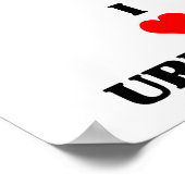 I Liebe Uruguay Poster (Ecke)