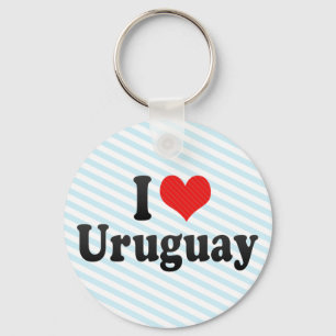 I Liebe Uruguay Schlüsselanhänger