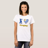 I Liebe Uruguay T-Shirt (Vorne ganz)