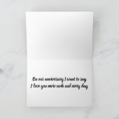 ***I LIEBE US**** AM JAHRESTAG / JEDEN TAG KARTE (Innenseite)