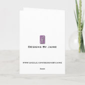 I Liebe US Card Feiertagskarte (Rückseite)