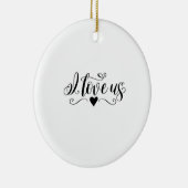 ***I LIEBE US*** CHRISTMAS ORNANANAS KERAMIK ORNAMENT (Rechts)