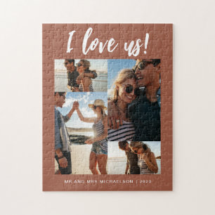 I Liebe us Script Foto Terracotta Puzzle