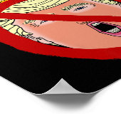 I Liebe USA Anti Trump 2024 Poster (Ecke)