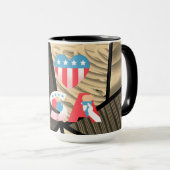 I LIEBE USA Design Tasse (VorderseiteRechts)