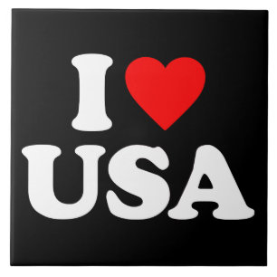 I LIEBE USA FLIESE