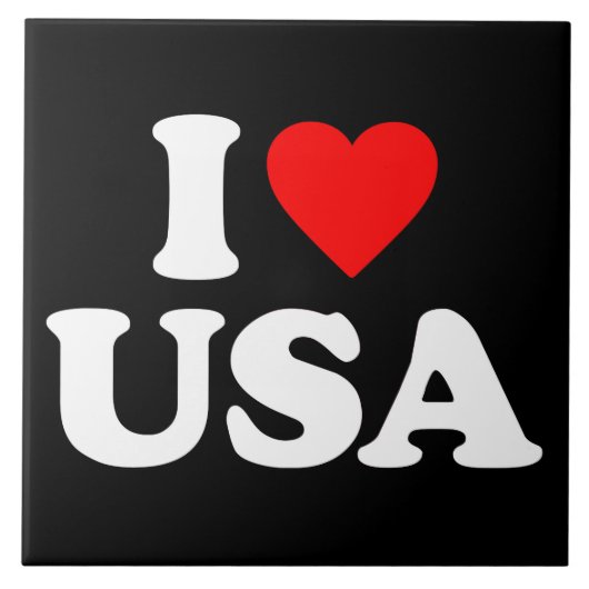 I LIEBE USA FLIESE (Vorderseite)