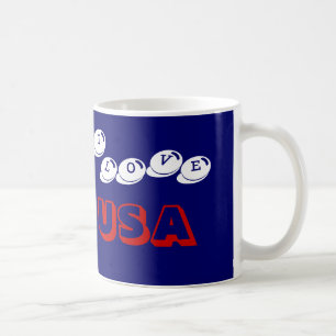 I LIEBE-USA-KAFFEE-TASSE KAFFEETASSE