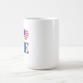 I LIEBE USA KAFFEETASSE (Mittel)