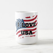 I LIEBE USA KAFFEETASSE (Mittel)