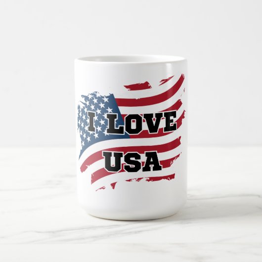 I LIEBE USA KAFFEETASSE (Mittel)