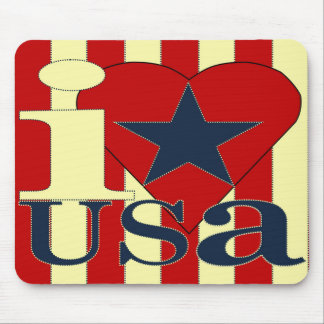 I Liebe USA Mouse Pad Mousepad