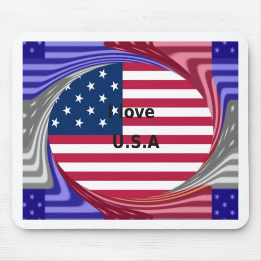 I LIEBE USA MOUSEPAD (Vorne)