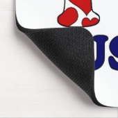 I LIEBE USA MOUSEPAD (Ecke)
