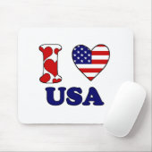 I LIEBE USA MOUSEPAD (Mit Mouse)