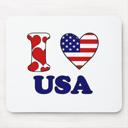 I LIEBE USA MOUSEPAD (Vorne)