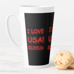"I LIEBE USA" Niedlich Expression Design. Jetzt ka Milchtasse