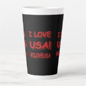 "I LIEBE USA" Niedlich Expression Design. Jetzt ka Milchtasse (Vorderseite)