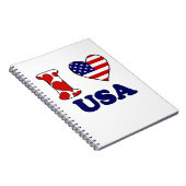I LIEBE USA NOTIZBLOCK (Rechte Seite)