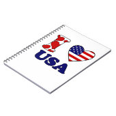 I LIEBE USA NOTIZBLOCK (Linke Seite)