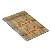 I LIEBE USA NOTIZBLOCK (Rechte Seite)