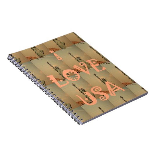 I LIEBE USA NOTIZBLOCK (Rechte Seite)