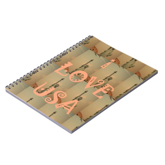 I LIEBE USA NOTIZBLOCK (Linke Seite)