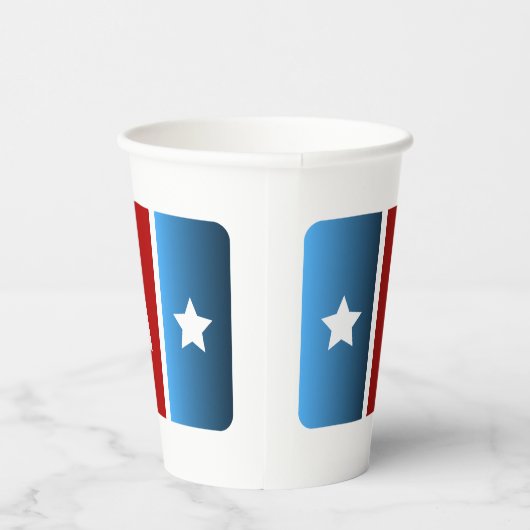 I Liebe USA Papiertasse Pappbecher (Rechts)