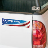 I Liebe USA-Patriot-Autoaufkleber Autoaufkleber (Auf Lkw)