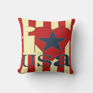 I Liebe USA Pillow Kissen