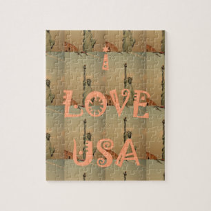 I LIEBE USA PUZZLE