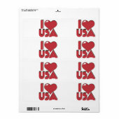 I Liebe USA Retro 80er (Vorne)