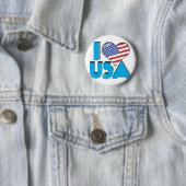 I Liebe USA Retro 80er Button (Beispiel)