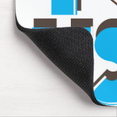 I Liebe USA Retro 80er Mousepad (Ecke)