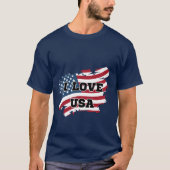 I LIEBE USA T-Shirt (Vorderseite)