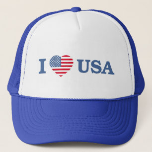 I Liebe USA Truckerkappe