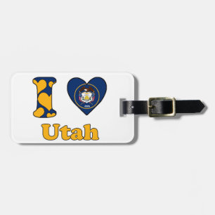 I Liebe Utah Gepäckanhänger