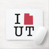 I Liebe Utah Mousepad (Mit Mouse)
